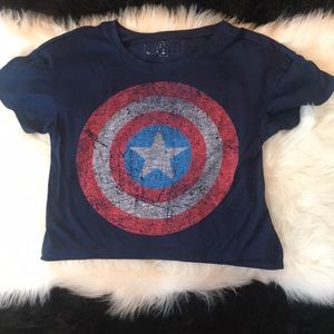 Marvel Vintage Crop Top SZ: Small